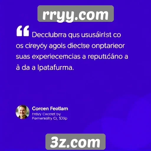 Visão geral das avaliações de usuários sobre rryy.com